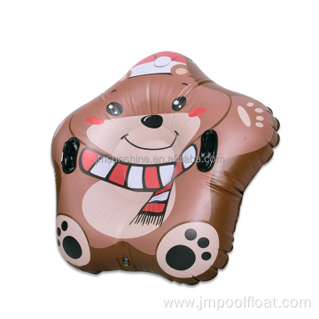 Inflatable snow toys Bear ski ring snow tube